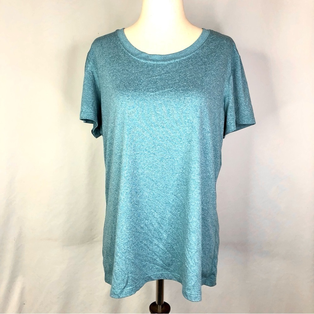 REI Co-op Active heather blue space dye short sleeve t-shirt tee XL